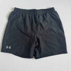Men’s Under Armour Black Workout Shorts Size L, 18.75”